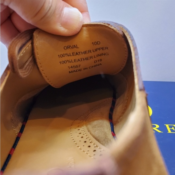 🎉HP 🎉 Polo Ralph Lauren NIB Suede Saddle Shoes - Picture 5 of 11